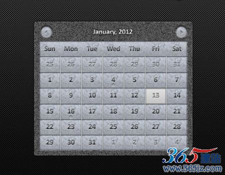 instantShift - Beautiful Free Calendar PSD Designs
